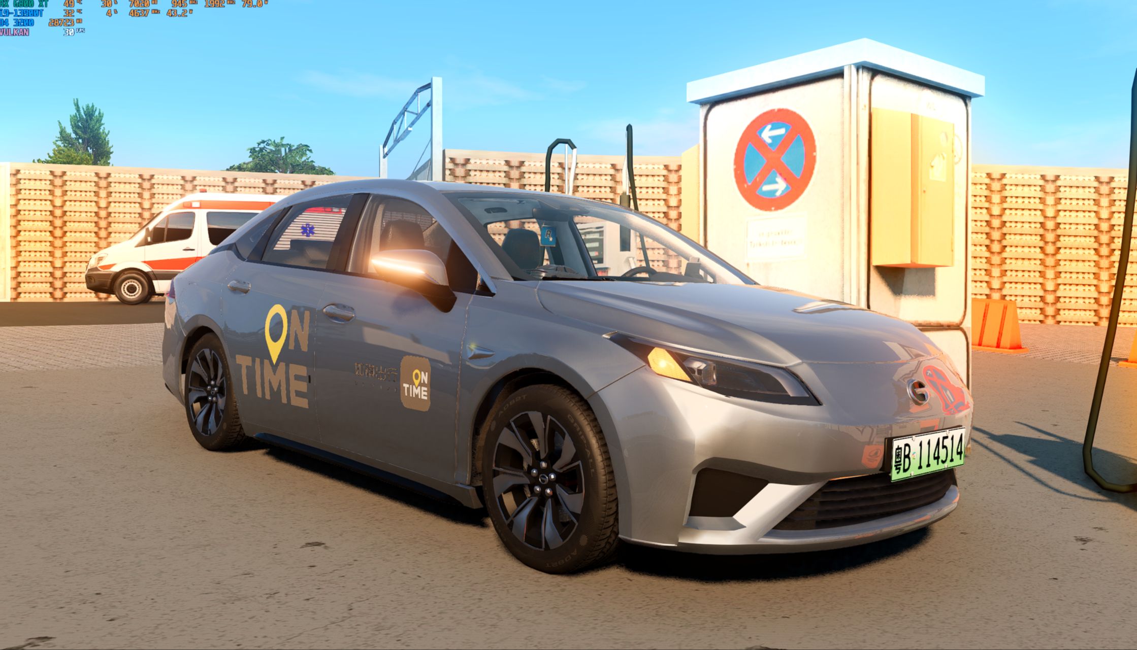 beamng-驾驶197匹广汽传祺aion s pio跑纽北9分36秒