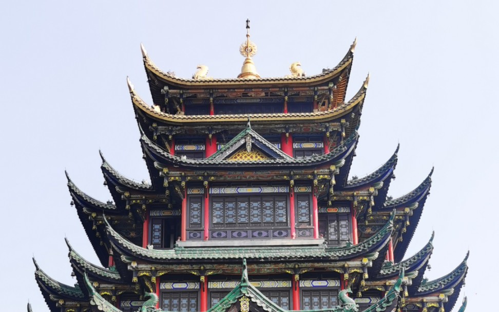 【重庆鸿恩寺】 古香古色的建筑,怡人的风景