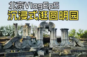 Download Video: 清明北京Vlog - 圆明园好大啊，内含99.9%人类听不懂的语言 - Ep5