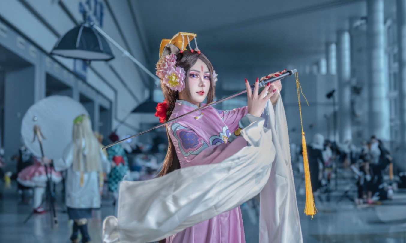 京剧猫霸王折鱼姬拟人cos"妾随大王,生死无悔