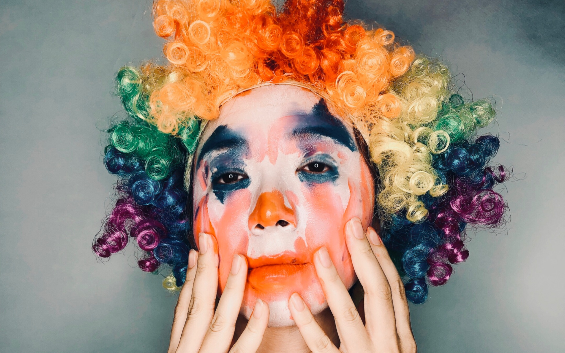 活动作品小丑仿妆年度苦情励志大戏小亮亮重新演绎