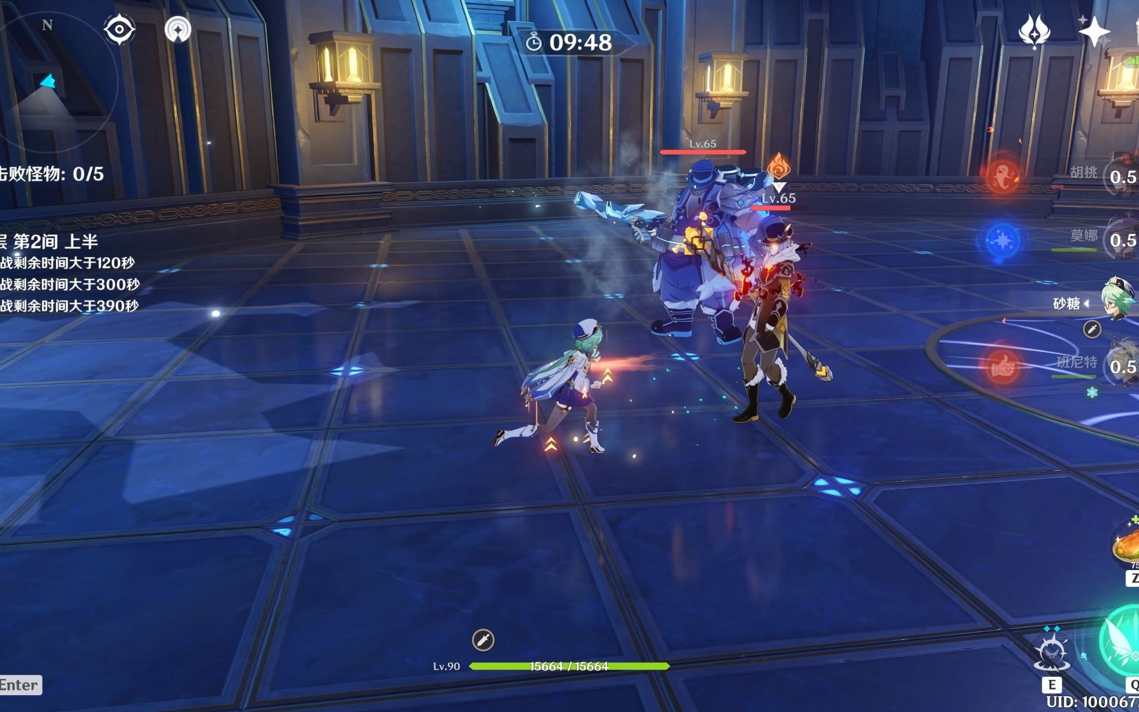 《原神》突破自我,胡桃9级大招核爆100w!