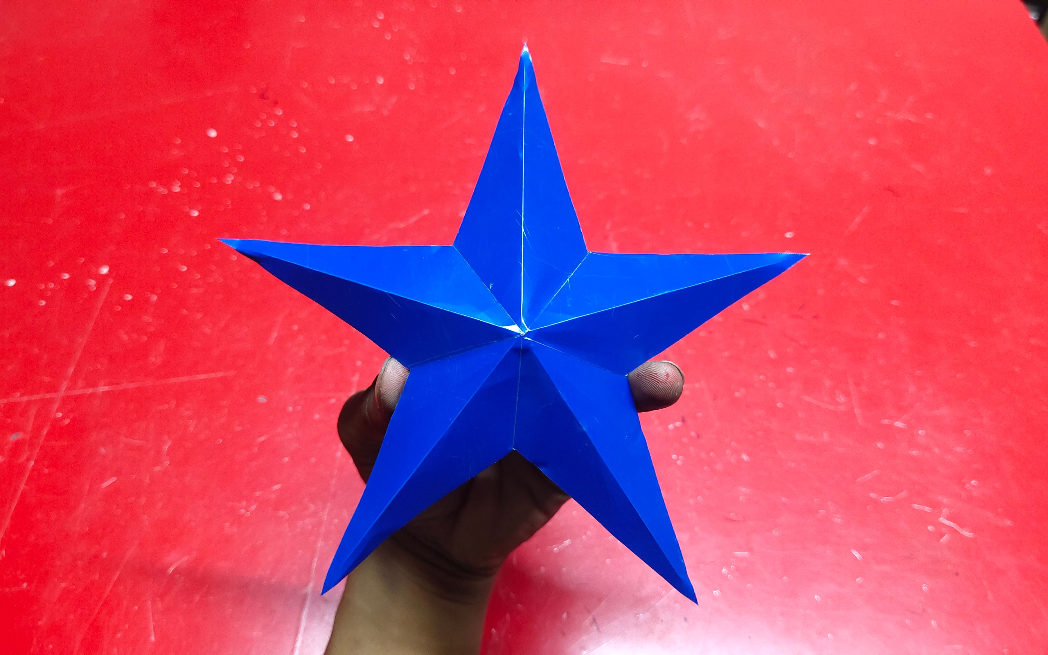 立体五角星这样制作,你见过没有,老师傅传下来的方法太实用了!