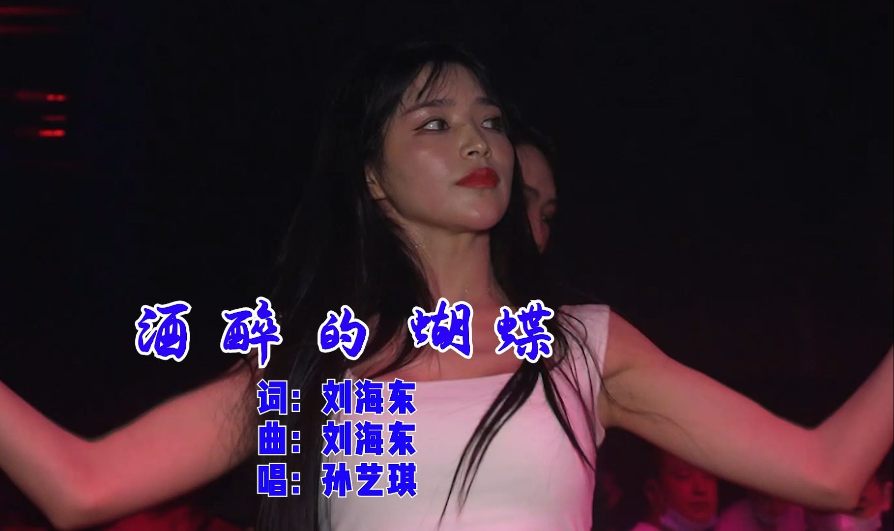 经典流行dj歌曲欣赏-《酒醉的蝴蝶》,wav无损音质,孙艺琪演唱