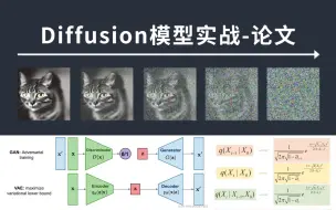 两小时学懂Diffusion模型！从原理到实战再到论文，全程通俗易懂！