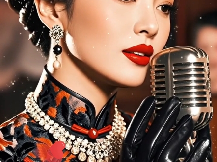 民国时间上海歌女演唱《夜上海》