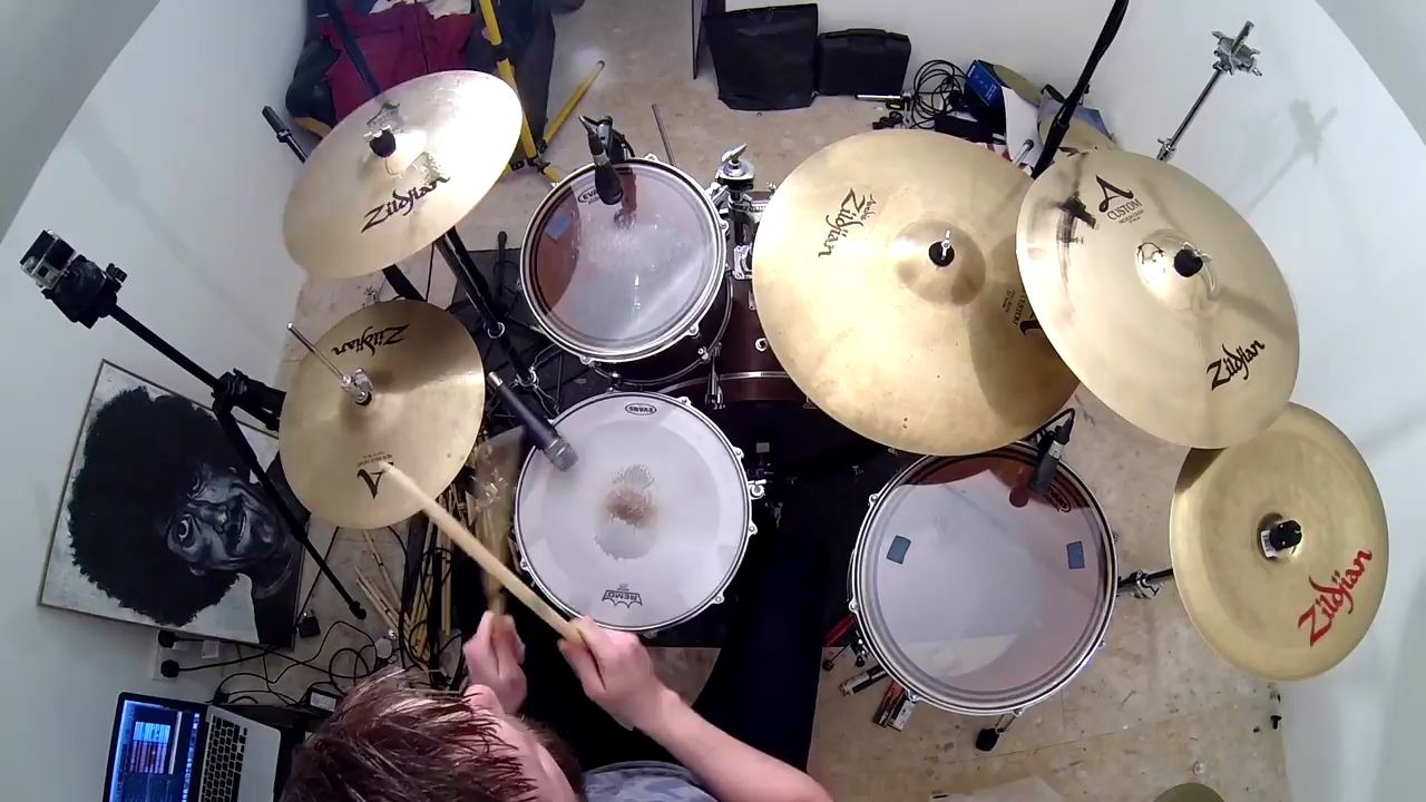 [图]【杠上开花Drum Cover】You Could Be Mine-Gun N' Rose 枪炮玫瑰 Drum Cover