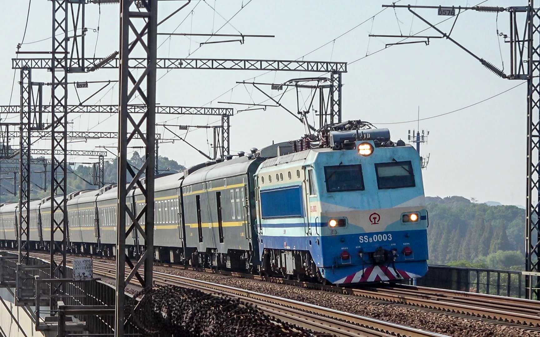 10.2沪昆线』k72次 ss80003【大园里特大桥北端】