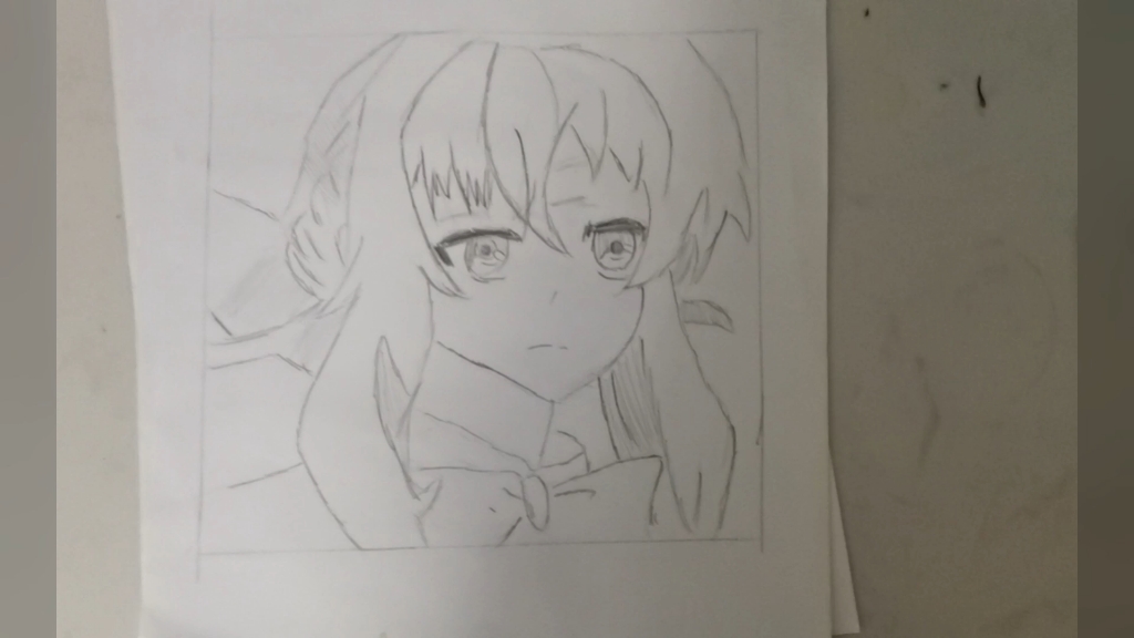 第一次画柊筱娅好丑虽然已经很努力了