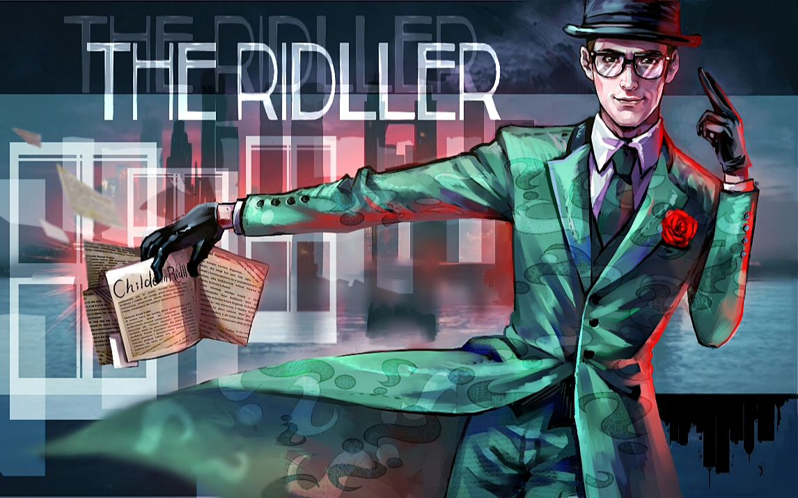 the riddler(謎語人印象曲)——《哥譚》也上映五年了!dc萬歲!