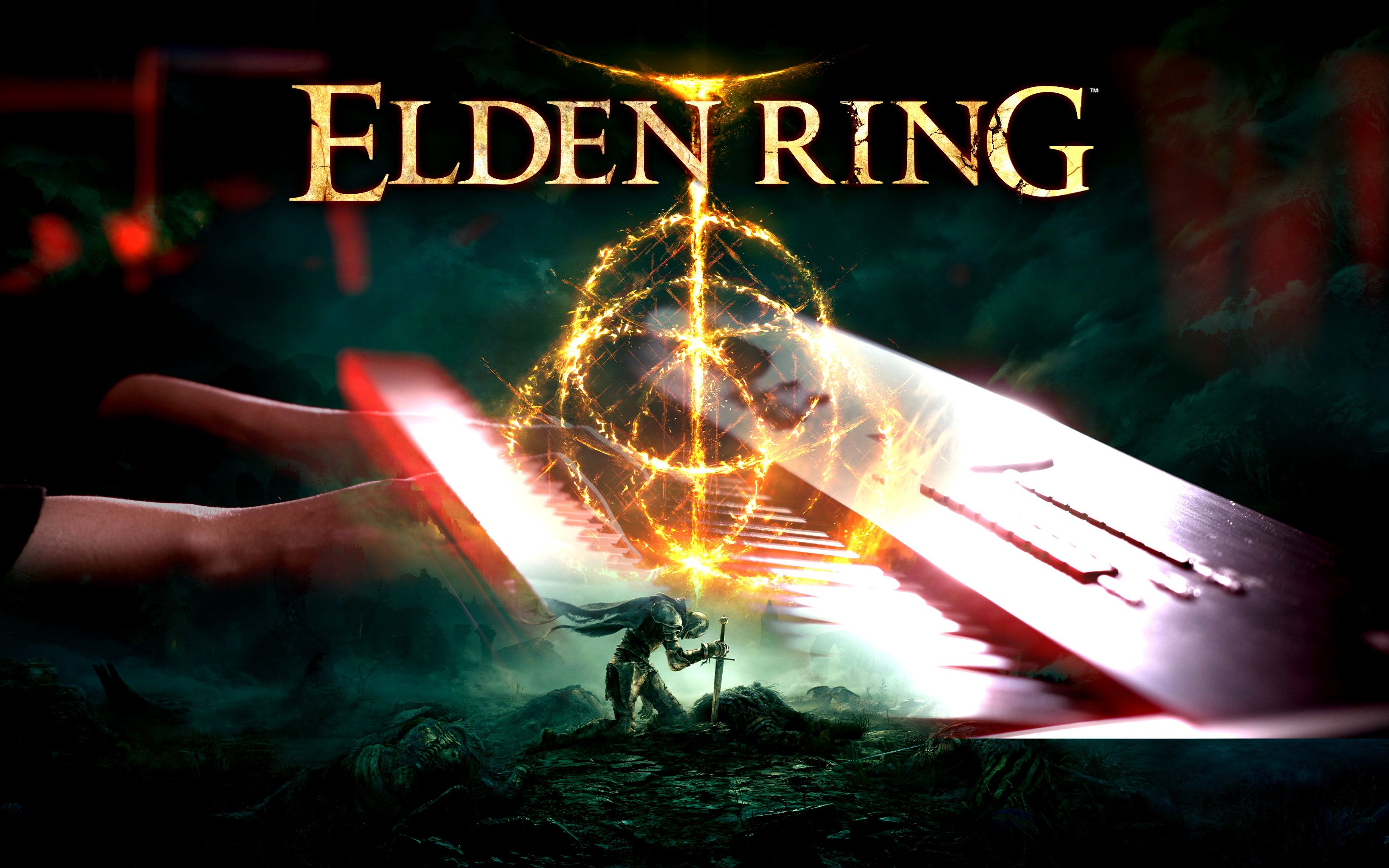 艾尔登法环史诗音乐钢琴演奏eldenringmaintheme