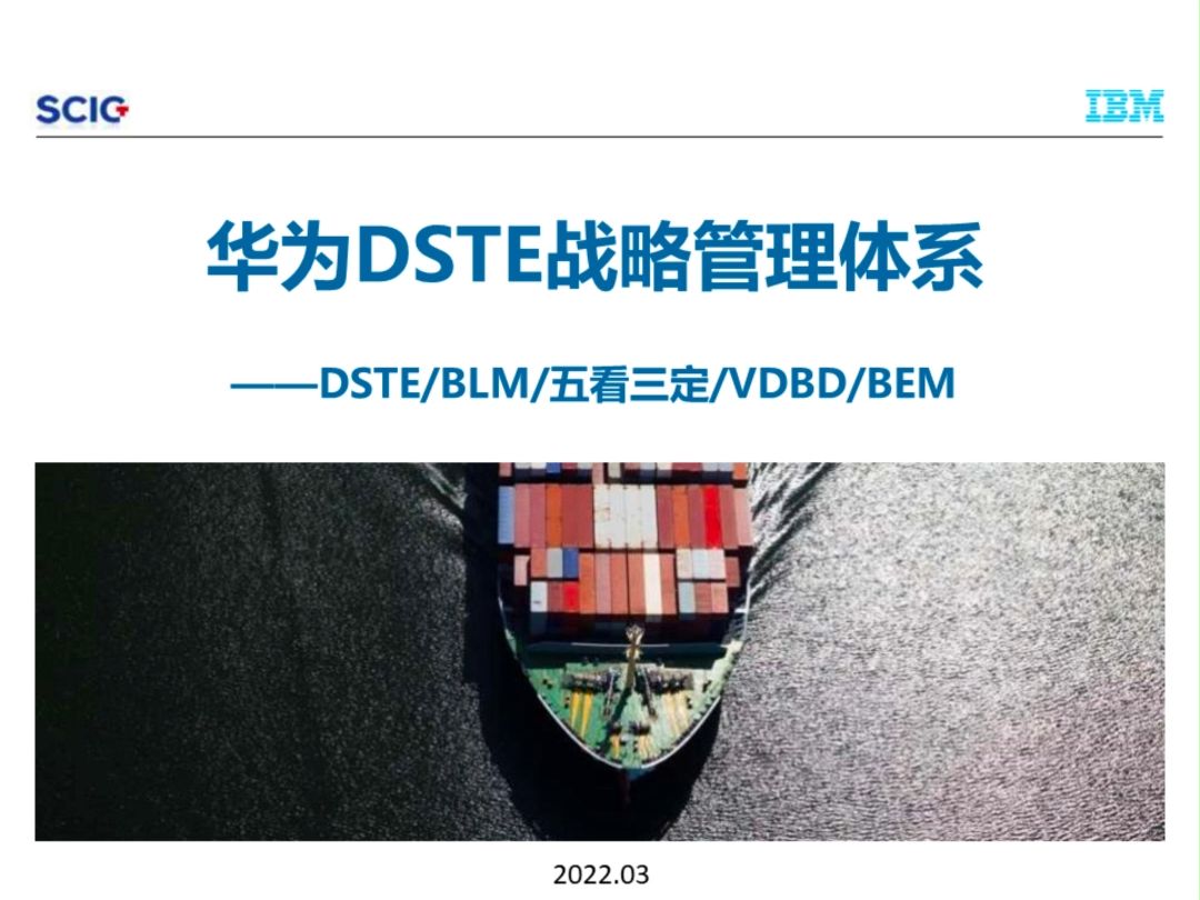 华为DSTE战略管理体系培训(153页 PPT)哔哩哔哩bilibili