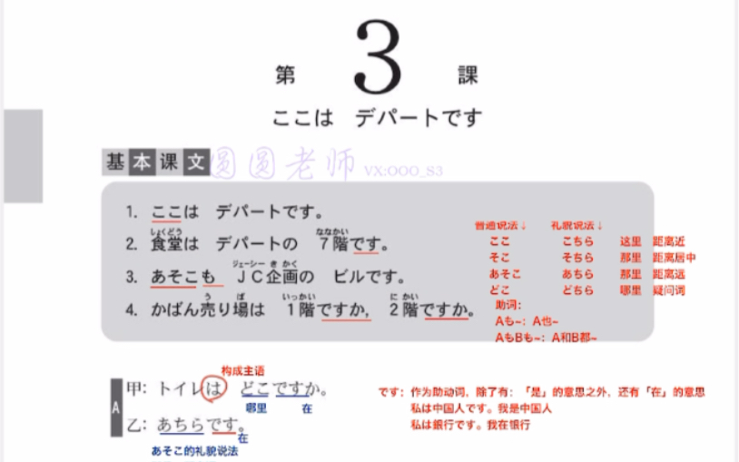 [图]［标日笔记]新版中日交流标准日本语教材笔记 日语笔记 标日笔记 日语学习资料