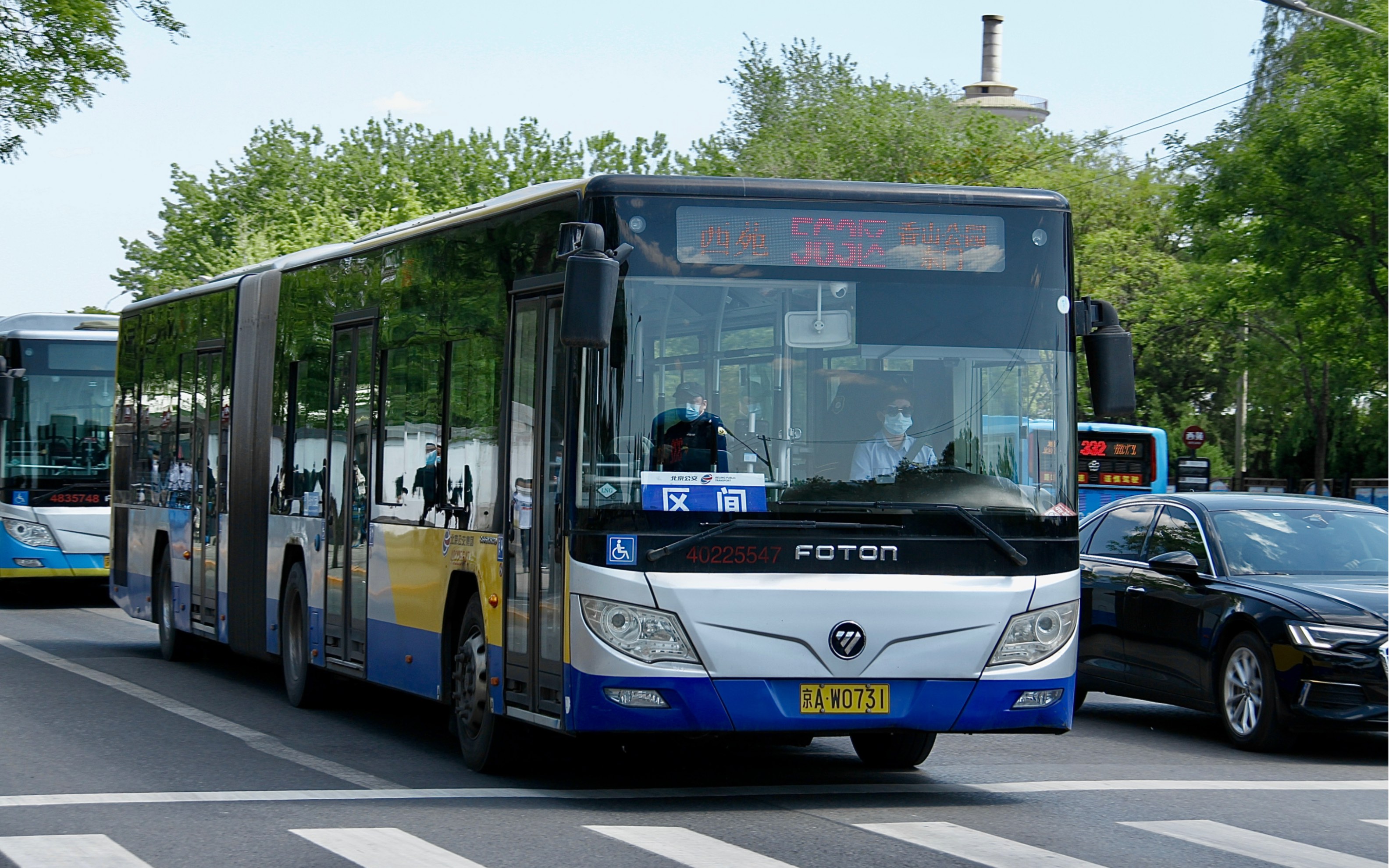 【北京公交】[pov-19]563路区间pov〔香山公园东门站-西苑站〕_哔哩