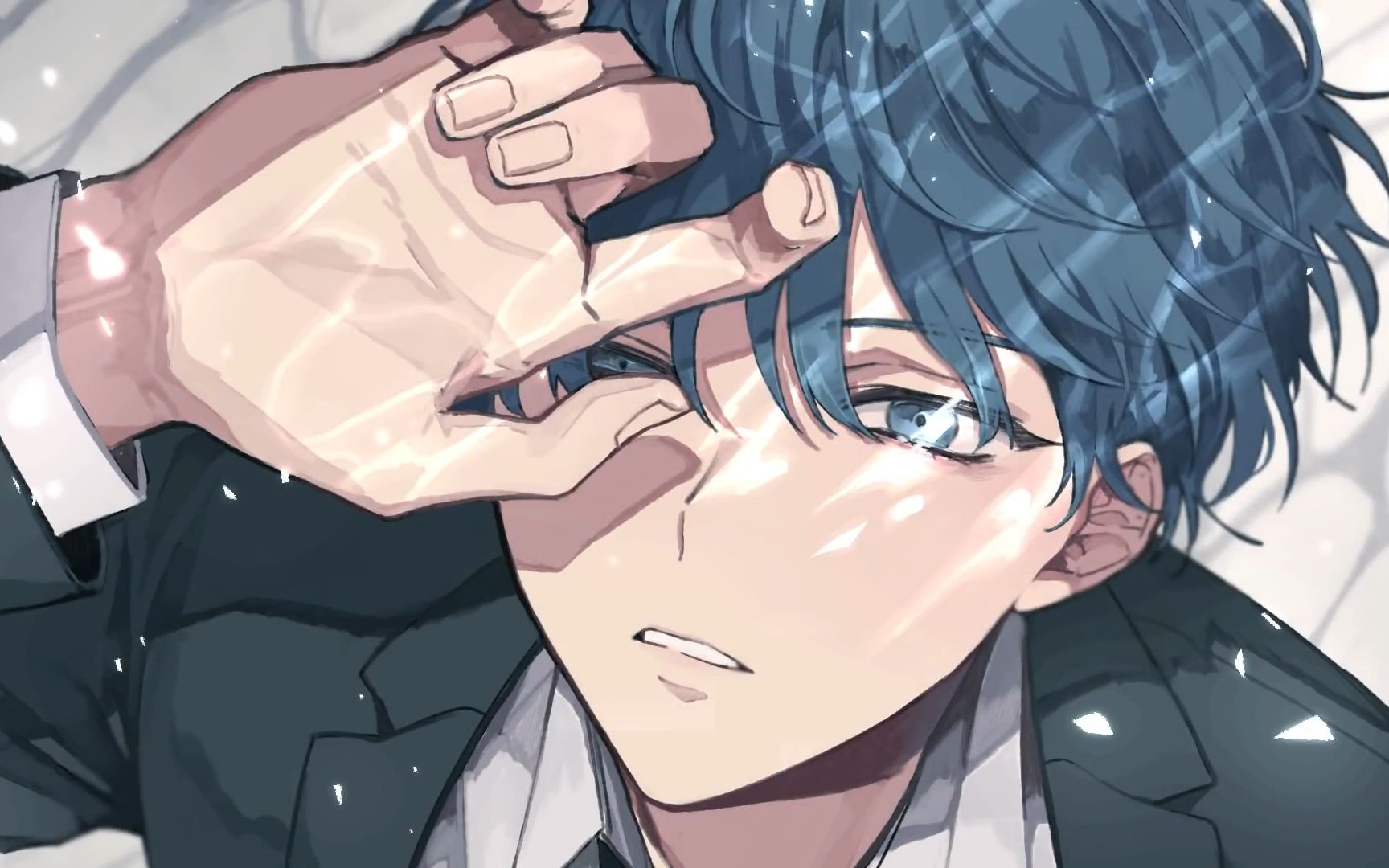 【板绘全过程】俯视小哥哥,giao!是心动的感觉!