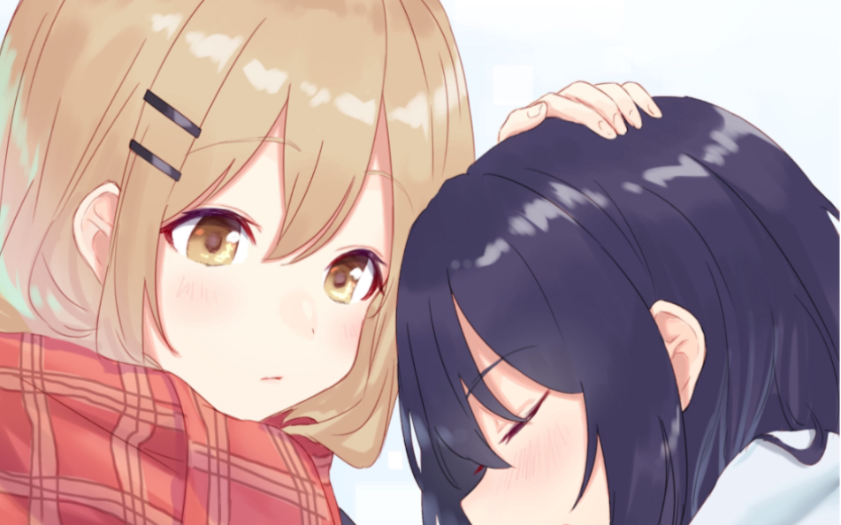 两个女生贴贴到底有多甜