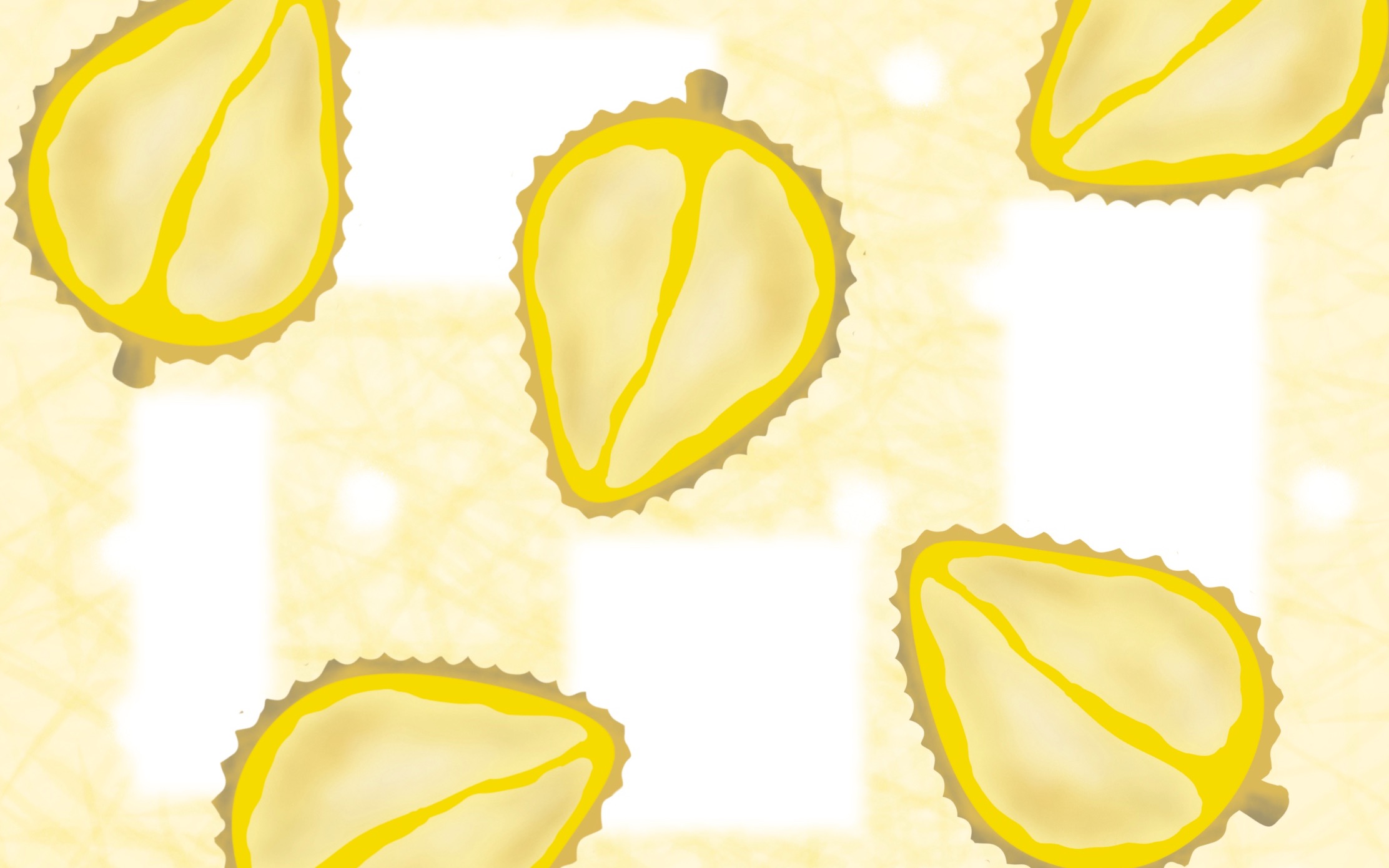 活动  【procreate】简单的榴莲壁纸绘制,带讲解