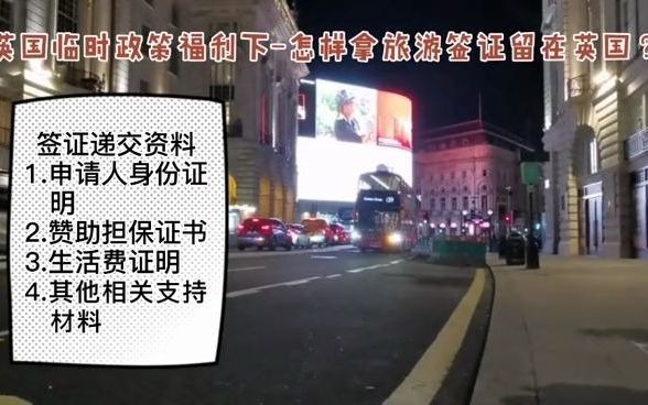 英国临时政策福利下怎样拿旅游签证留在英国?哔哩哔哩bilibili