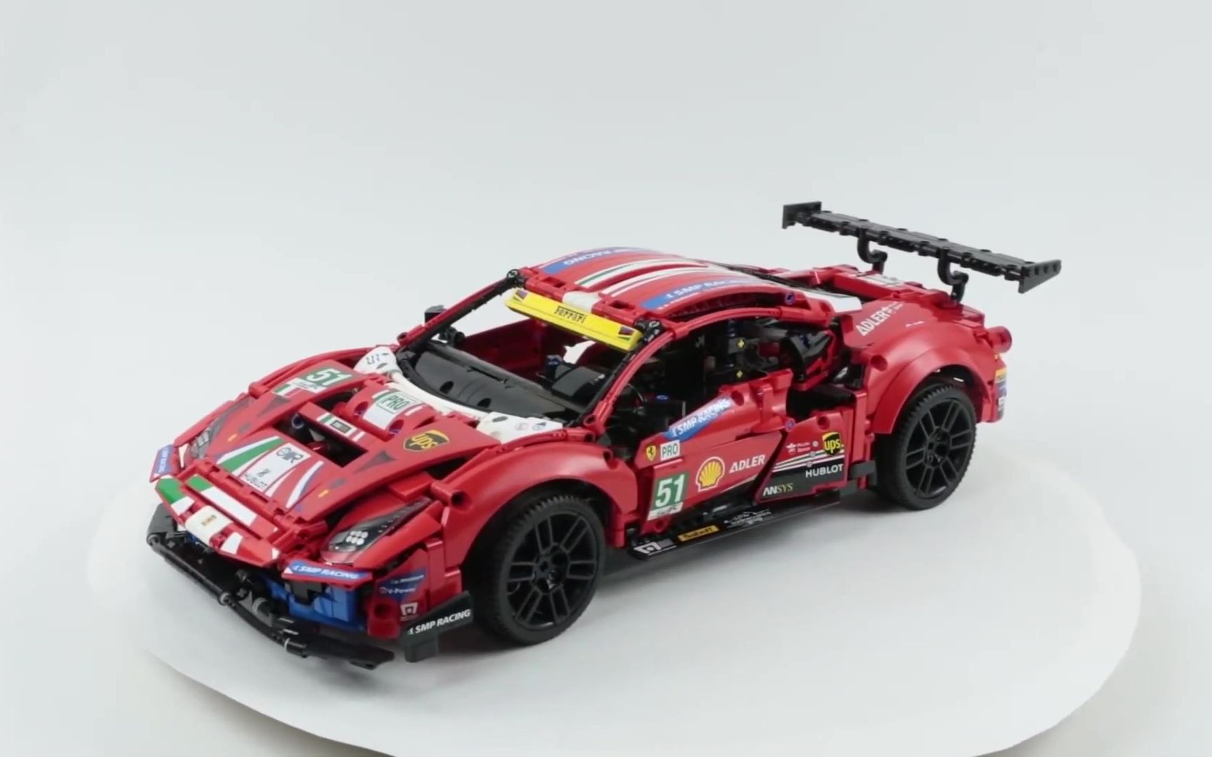 [brick builder] 乐高速拼 42125 法拉利488gte [technic]