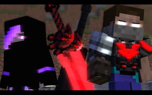 [图]"Where We Started" - A Minecraft Music Video Ceris vs Herobrine 末影女王Vs herobrine