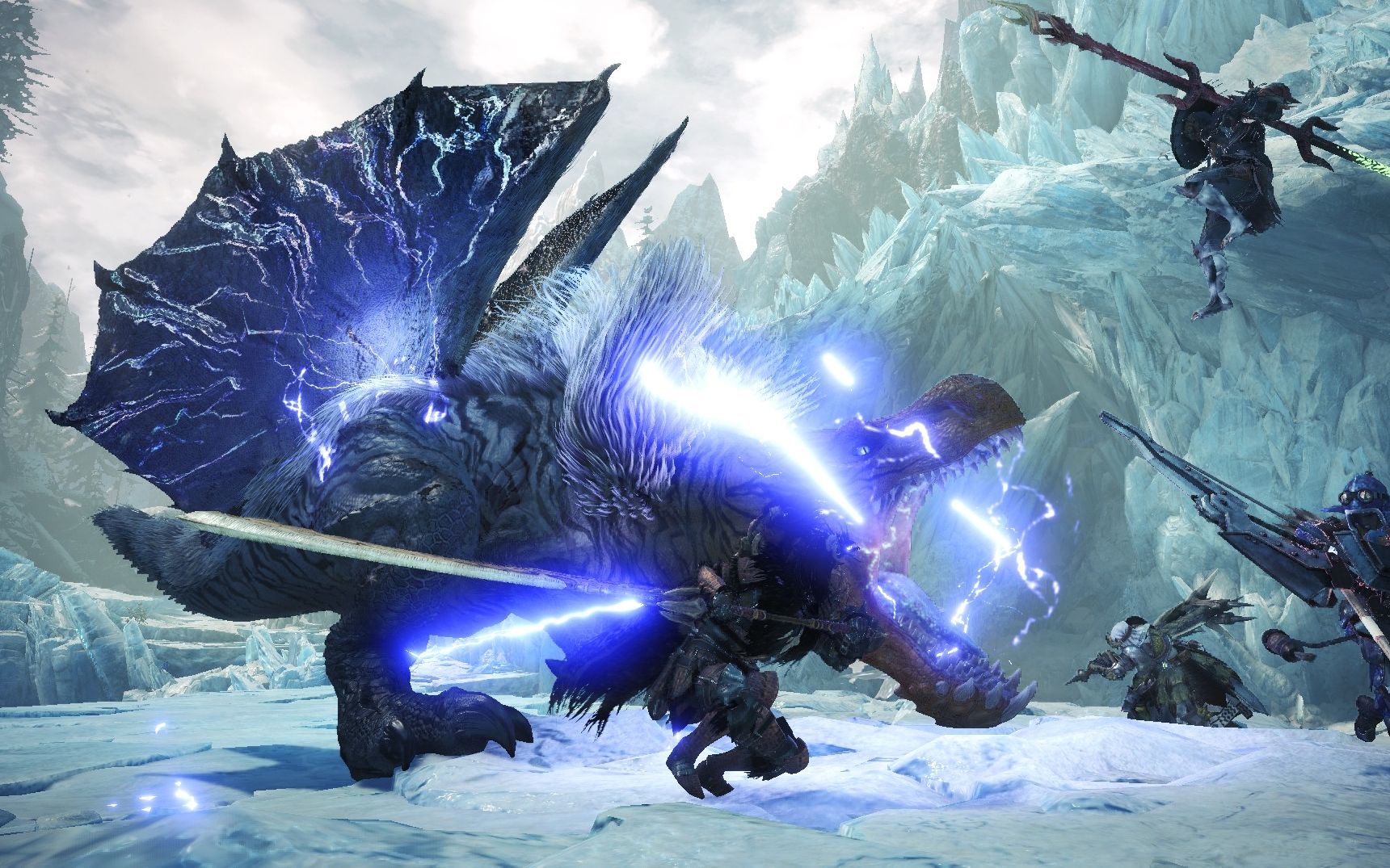 【冰原dlc】雷颚龙实战片段