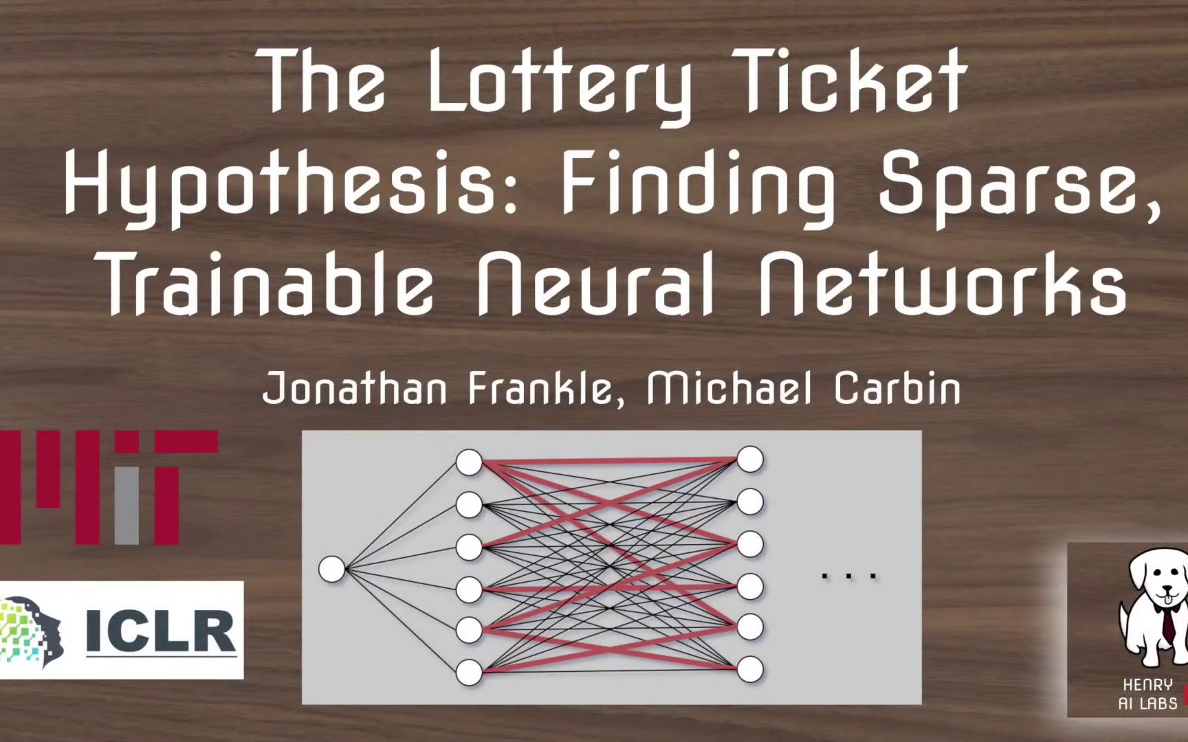 彩票假说  The Lottery Ticket Hypothesis (ICLR '19 Best Paper) 【英语字幕】哔哩哔哩bilibili