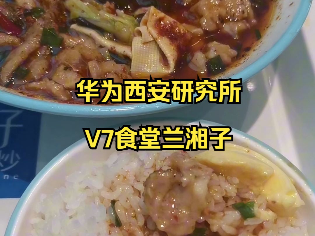 华为西安研究所 V7食堂兰湘子哔哩哔哩bilibili