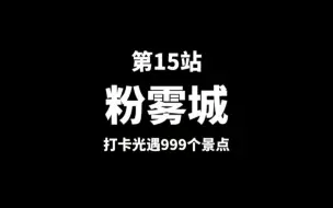 下载视频: 第15站【粉雾城】挑战打卡光遇999个景点，不打卡完不退游!