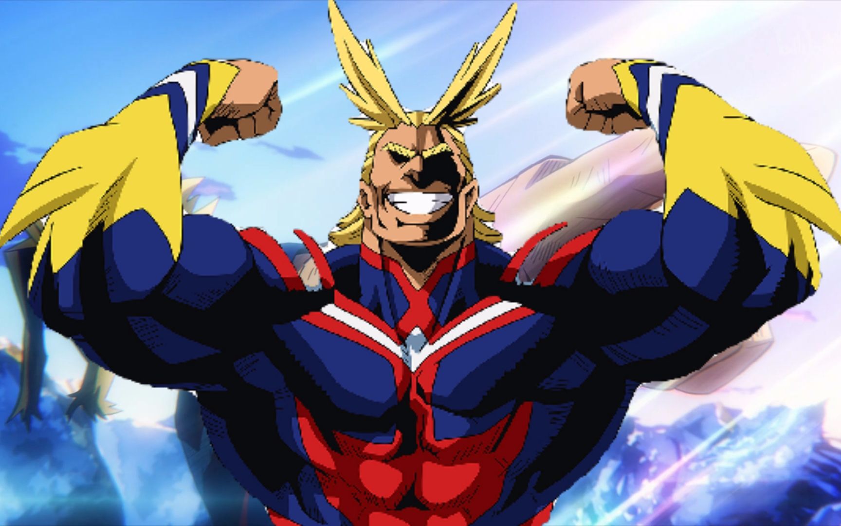 致敬欧叔非人学园联动我的英雄学院no1英雄欧尔麦特高燃击杀集锦去吧