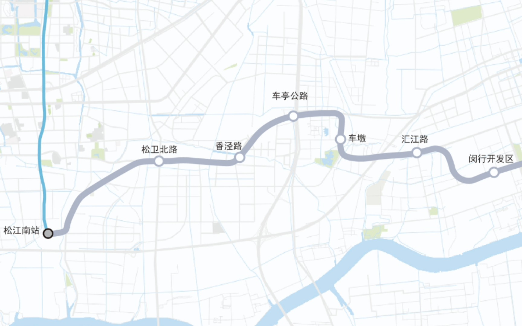 上海地铁23号线延伸到松江南站