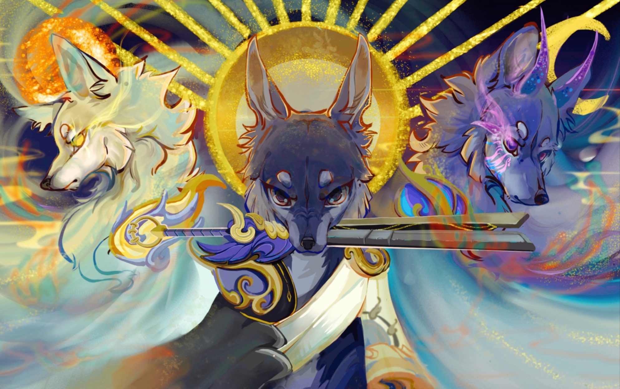 【procreate】一念神狼(doge)_哔哩哔哩 (゜-゜)つロ 干杯~-bilibili