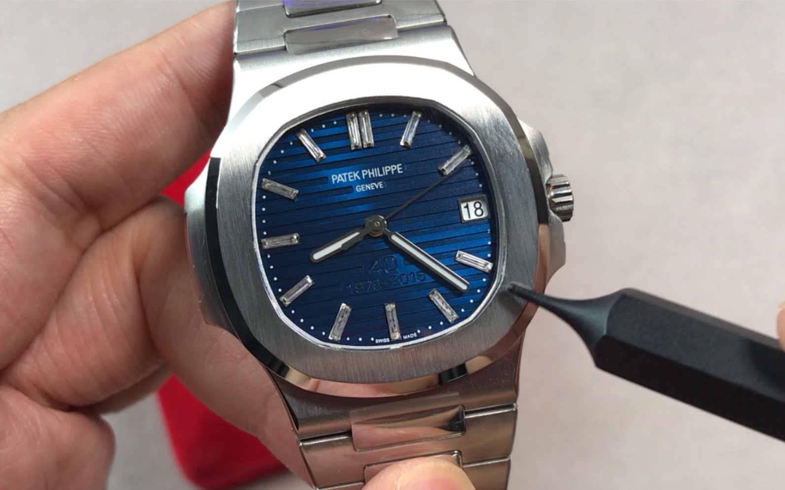 3k百达翡丽鹦鹉螺40周年限量版腕表