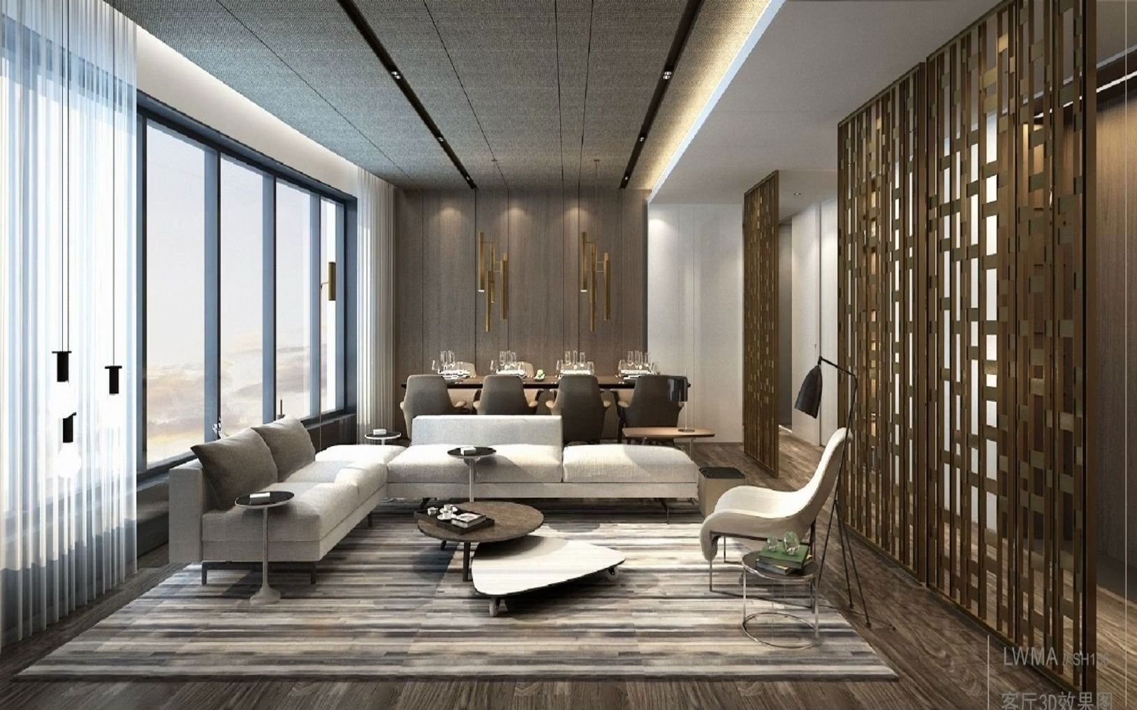 #李玮珉2017作品集 #样板间案例 李玮珉设计--静安上海曹家渡项目样板