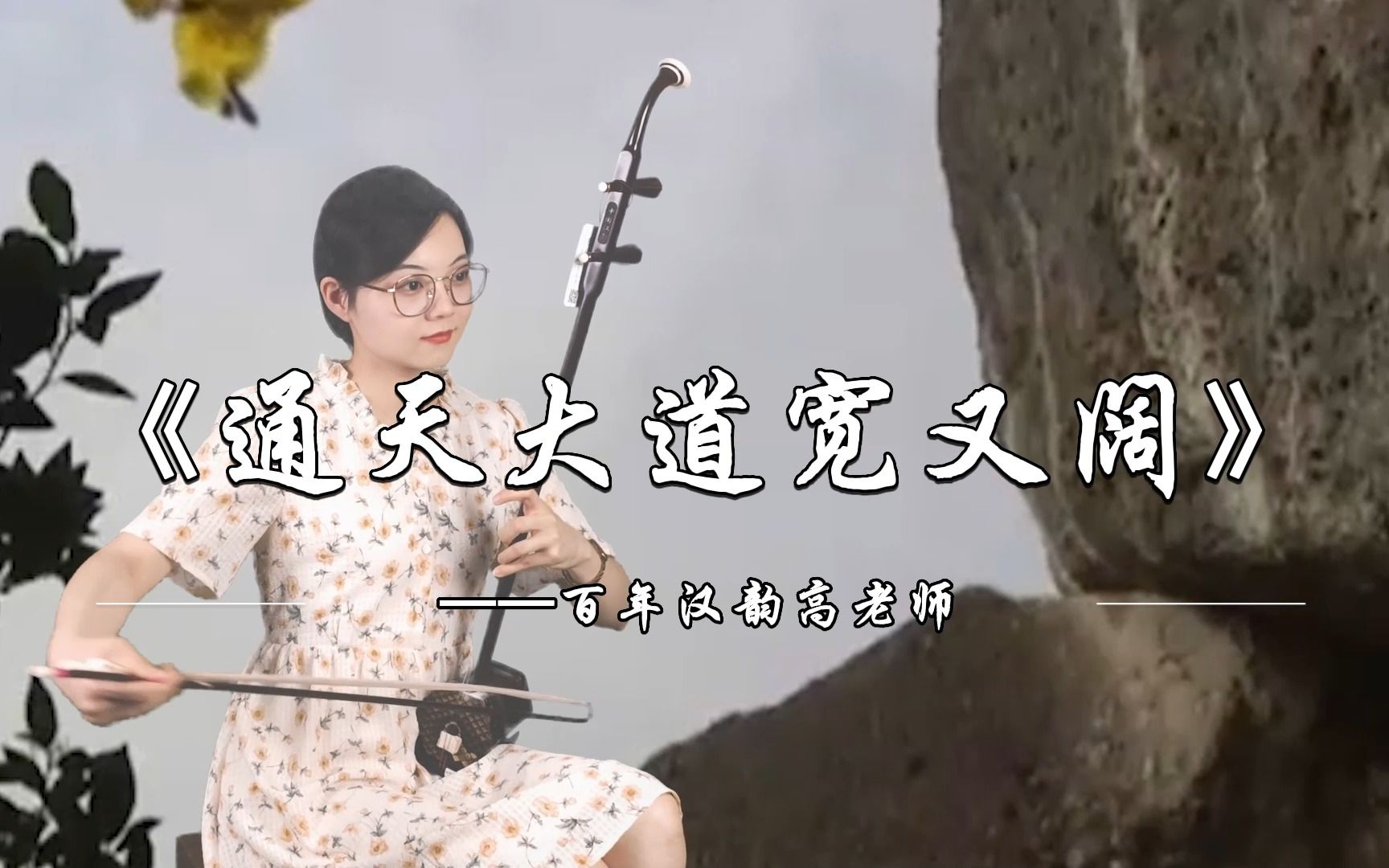 [图]二胡版《西游记》经典片头曲《通天大道宽又阔》