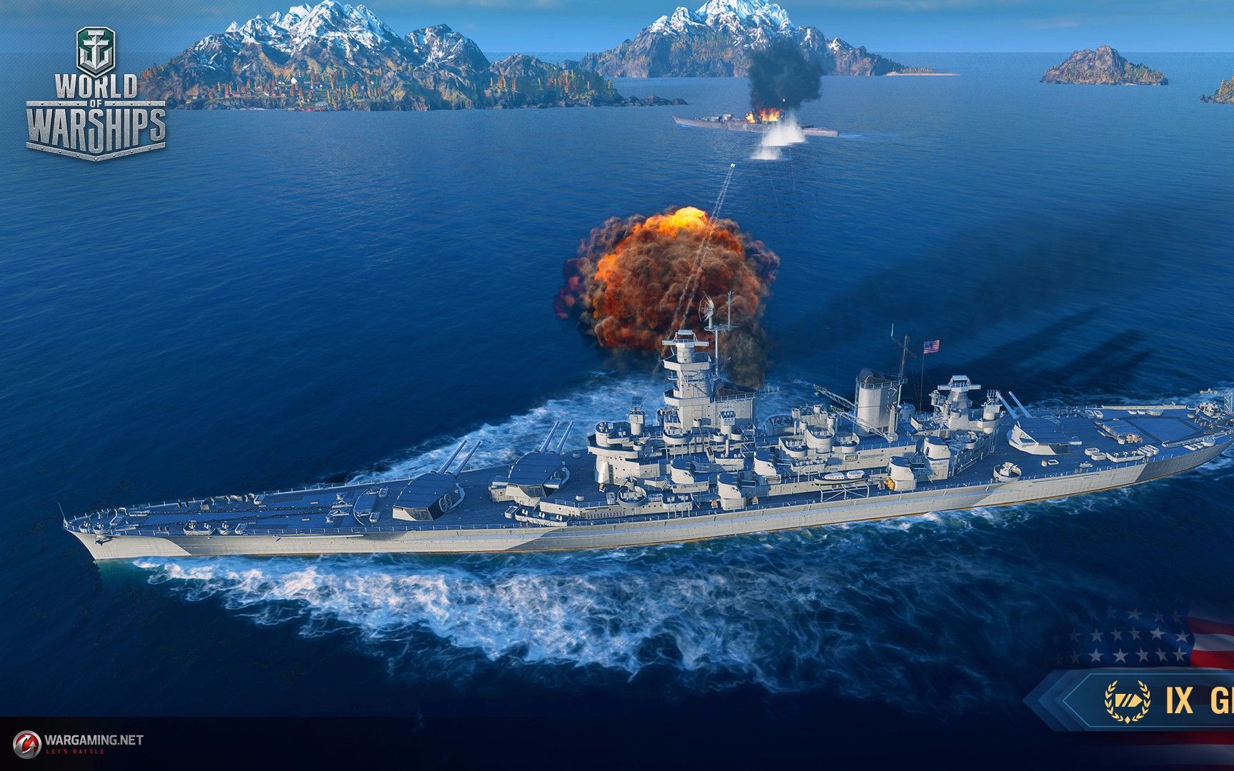 战舰世界欧战天空第595期吹船9级特色船乔治亚