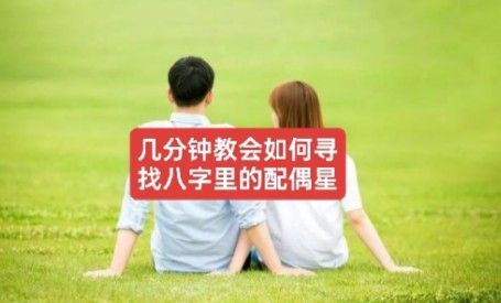 几分钟教会准确定位八字里的配偶星(三连,免费简批)哔哩哔哩bilibili