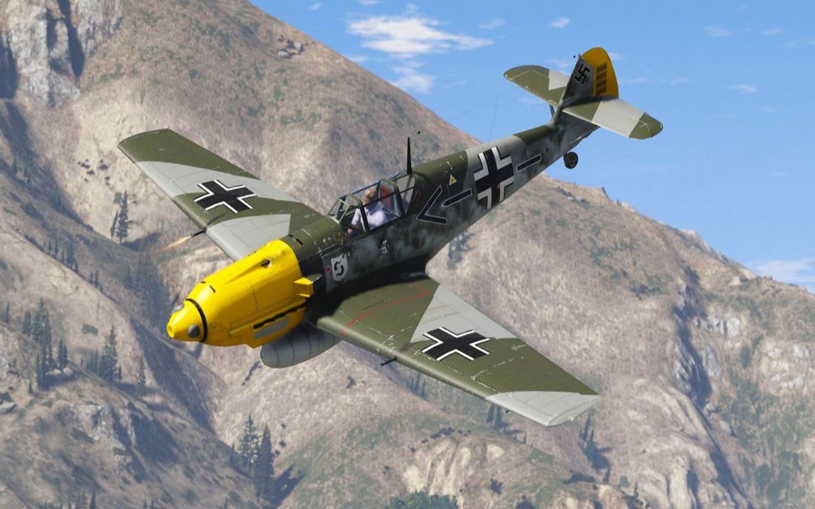 浴血长空 bf109黑蔷薇mvp击杀时刻