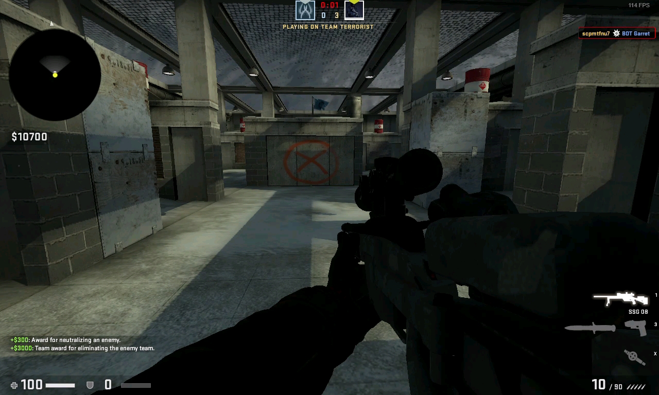 csgo1v1地图古拉格演示尚来不及裁剪