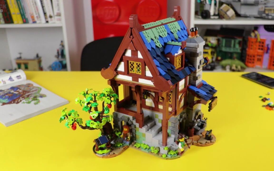 乐高lego ideas 21325 中世纪铁匠铺 2021速拼评测_哔哩哔哩 (゜-゜)