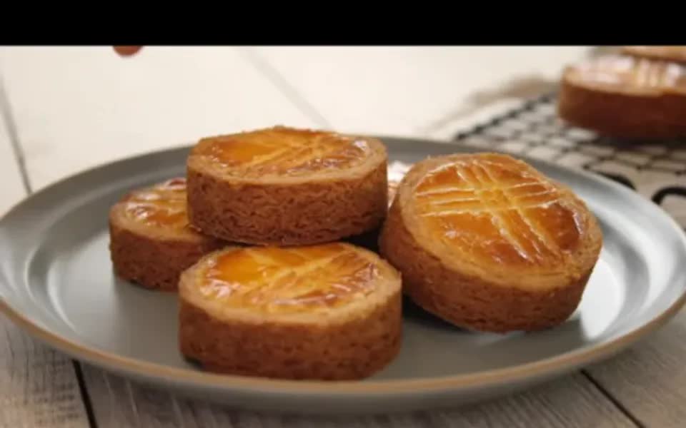 法式布列塔尼酥饼galette bretonne经典甜品