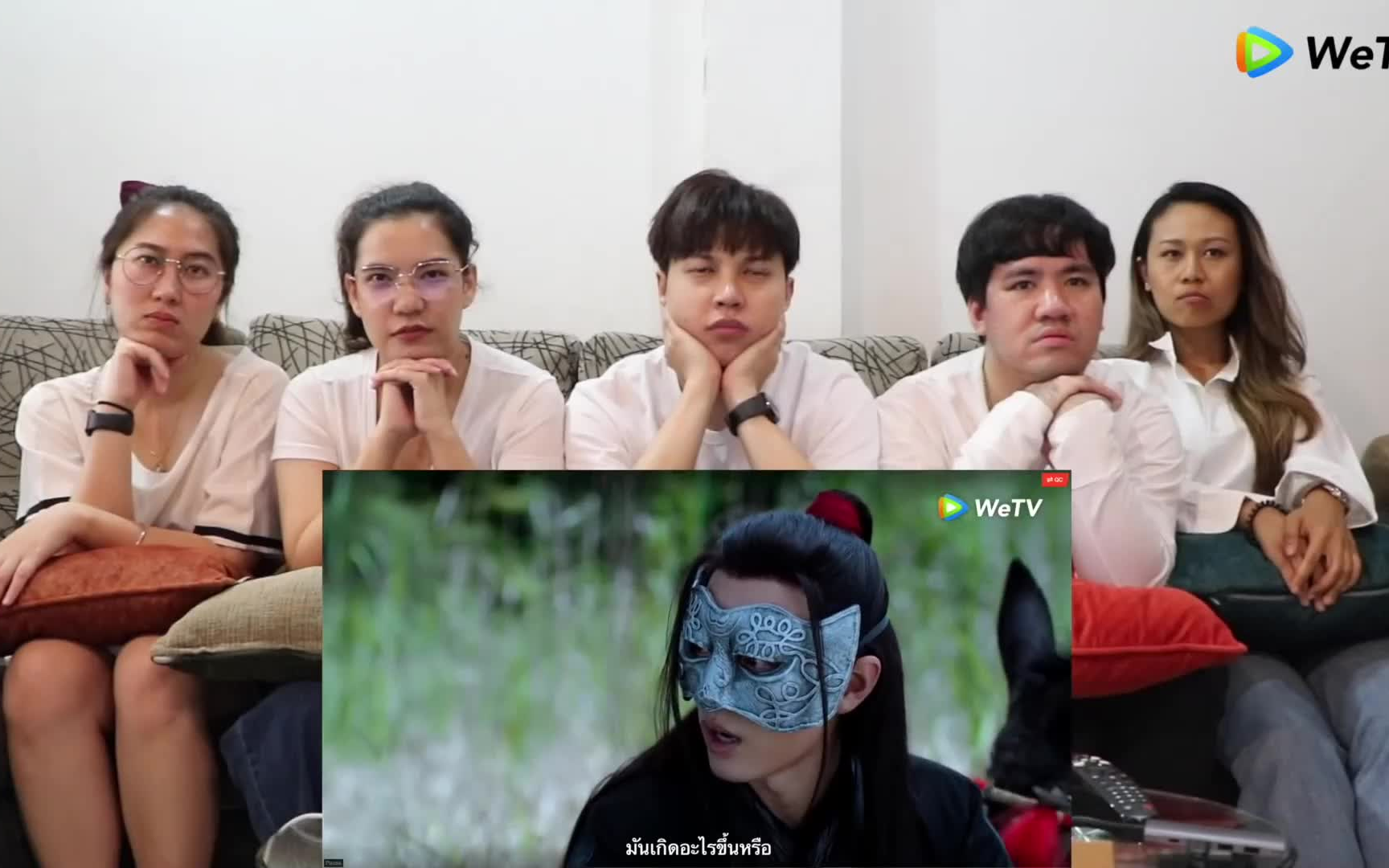 [图]【新男女混合】泰妃五人组看陈情令第2集反应reaction