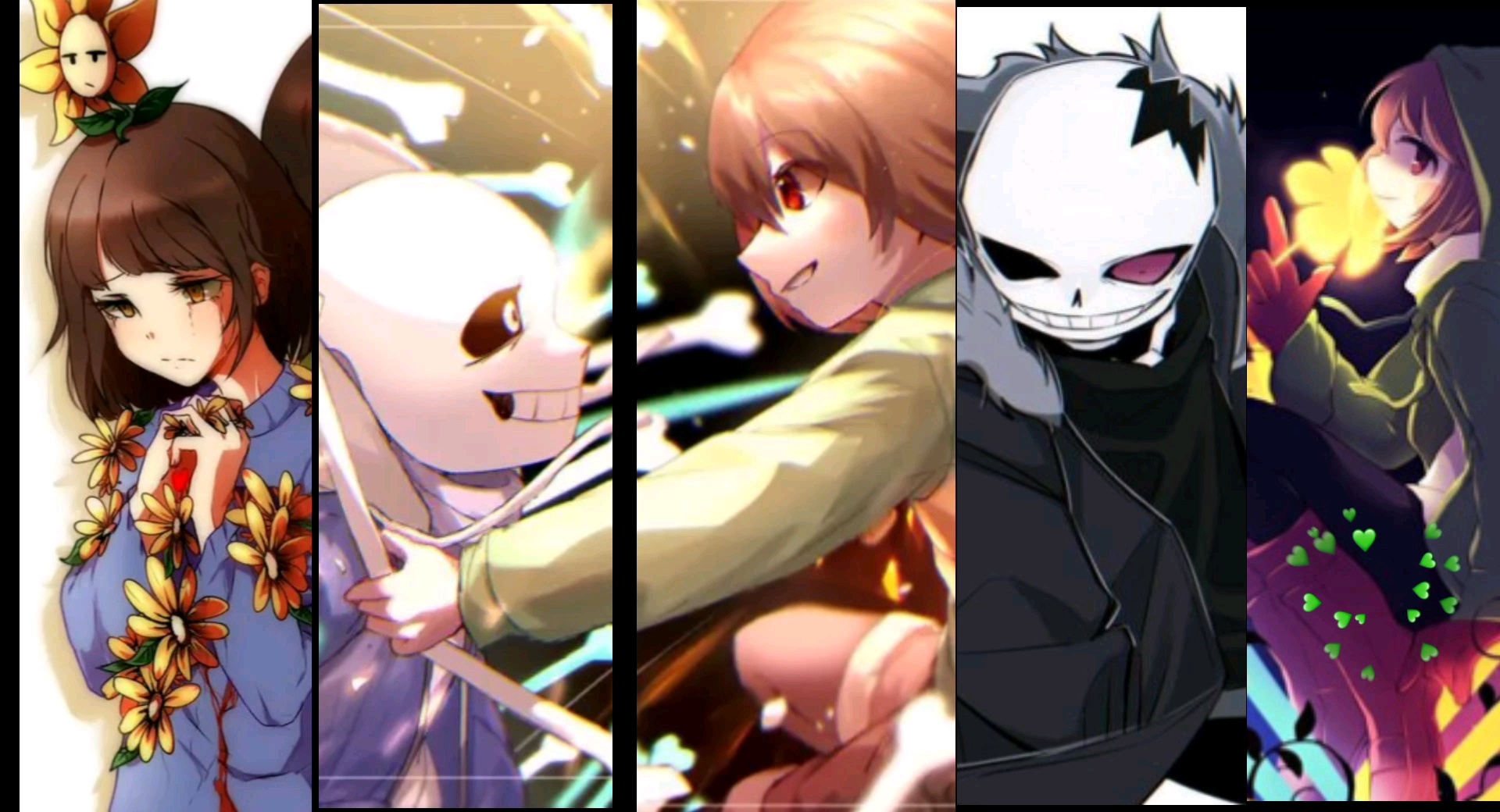 传说之下au五人联唱stronger than you