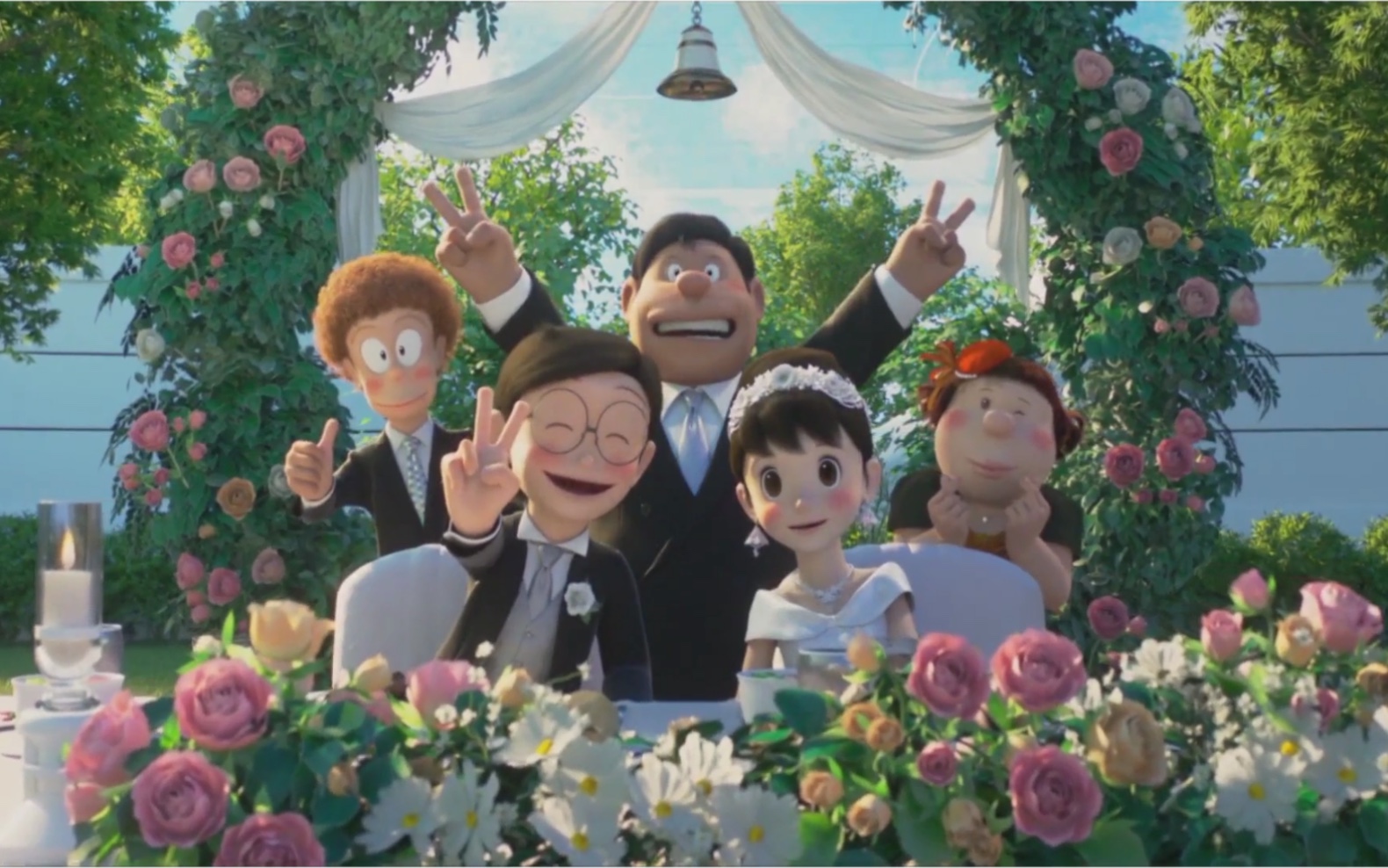 【伴我同行2】大雄和静香最后结婚了 ,画面真的好甜呀!