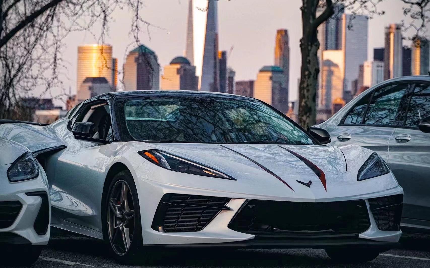 科尔维特corvette c8放松夜跑