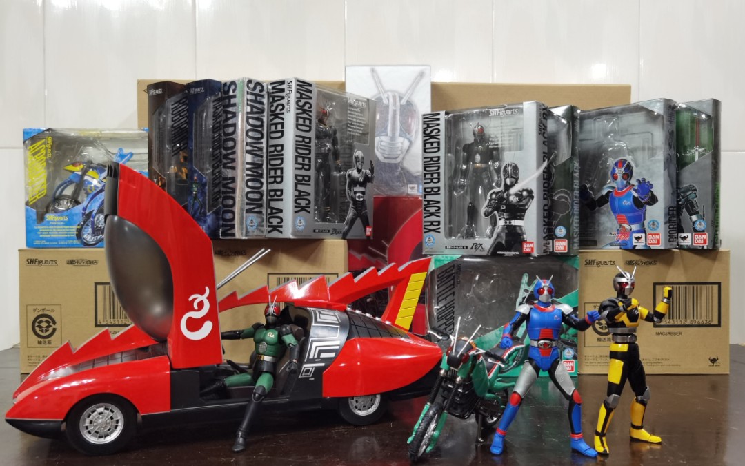 假面骑士幪面超人blackblackrx万代shf真骨雕tamashiilab系列模型周边