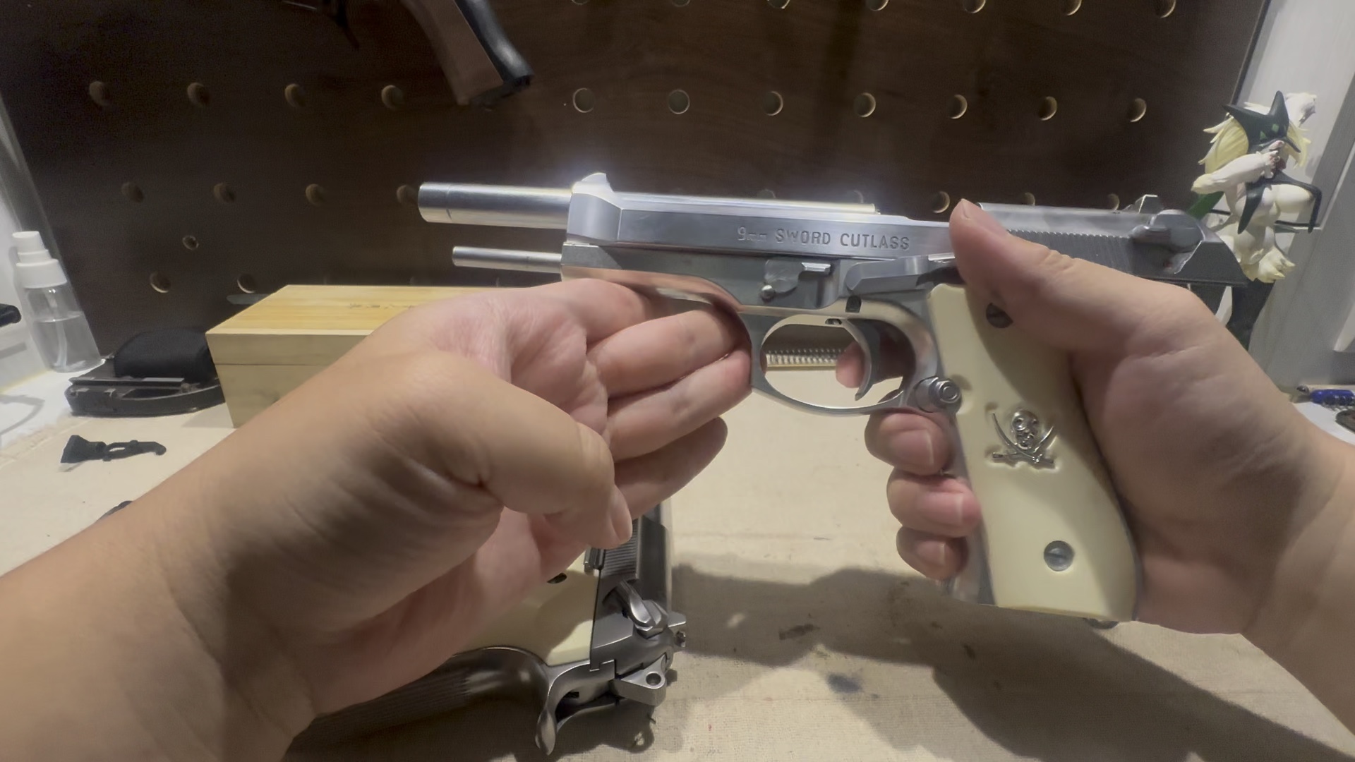 we出品&ksc系統 ng缸套出品 m92l sword cutlass gbb 小玩具分享