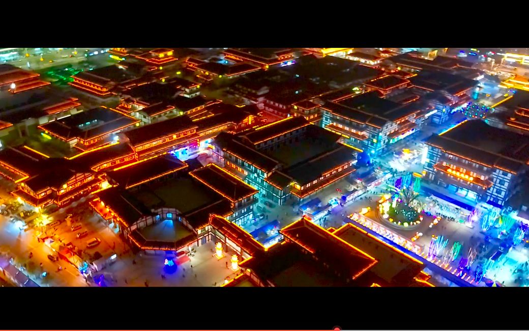 江苏项王故里景区夜景夜市介绍