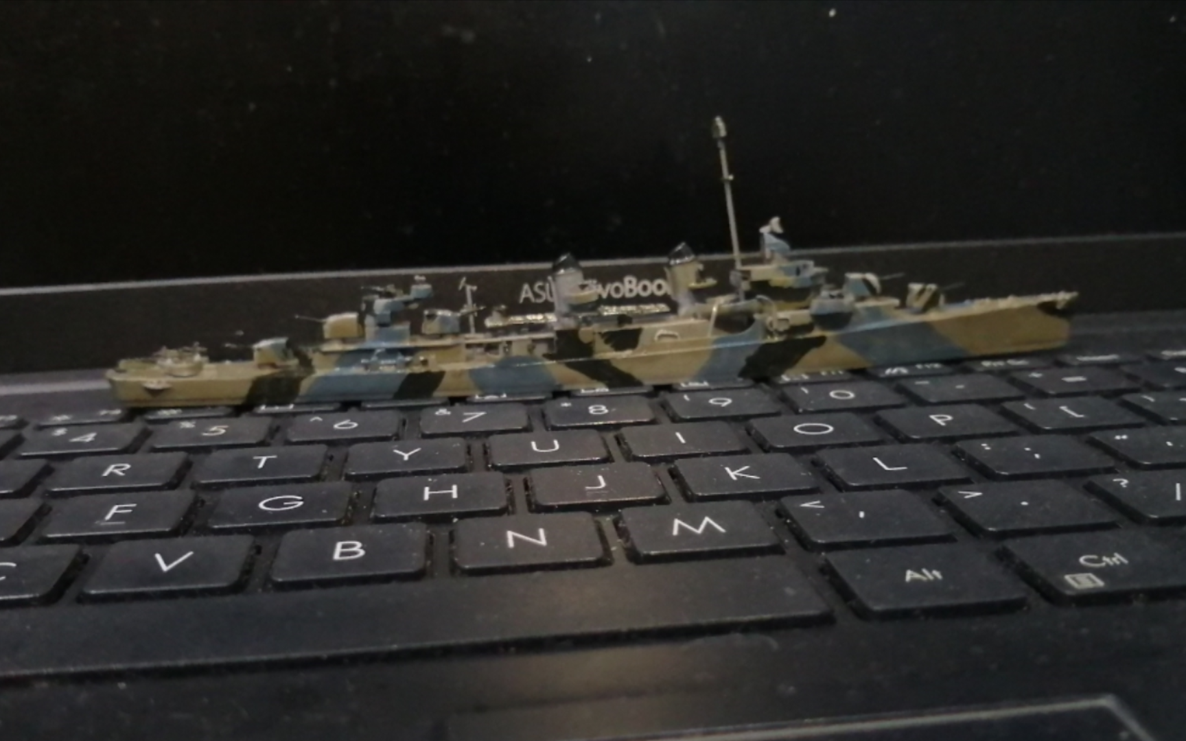 一起来拼模型吧~1:700 美国海军 dd-797 库欣号驱逐舰,田宫模型