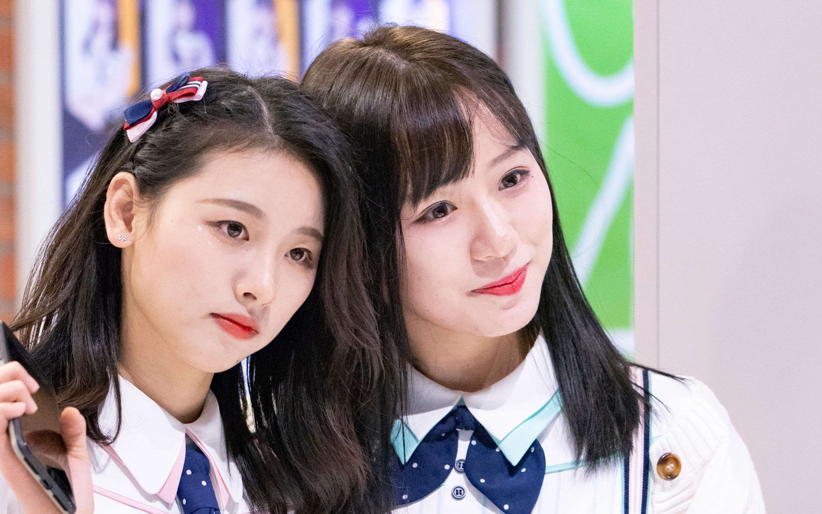 gnz48 李姗姗,赖梓惜广州首演易拉宝