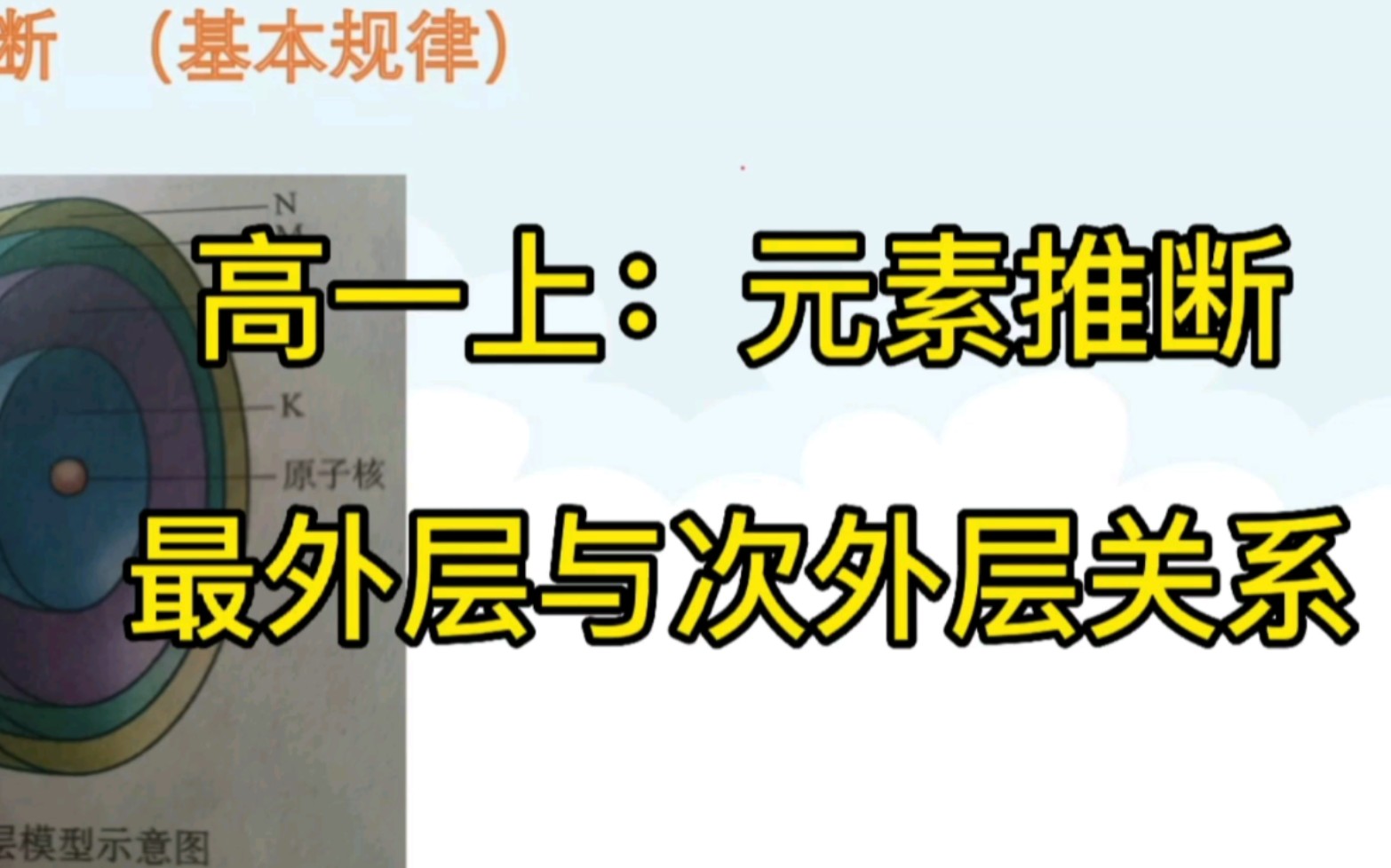 高一上元素推断,最外层电子与次外层电子的关系,及电子排布规律哔哩哔哩bilibili